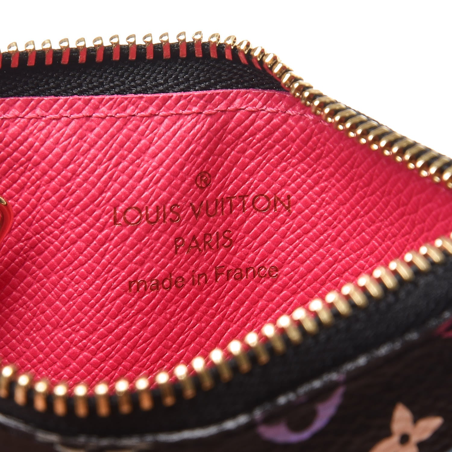 Louis Vuitton Monogram Multicolor Key Pouch Black Grenade 6 of 8