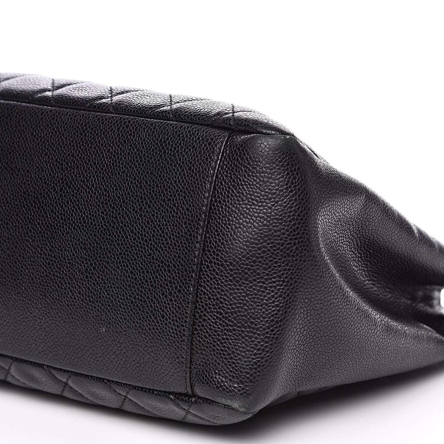 Caviar Quilted Grand Shopping Tote GST Black