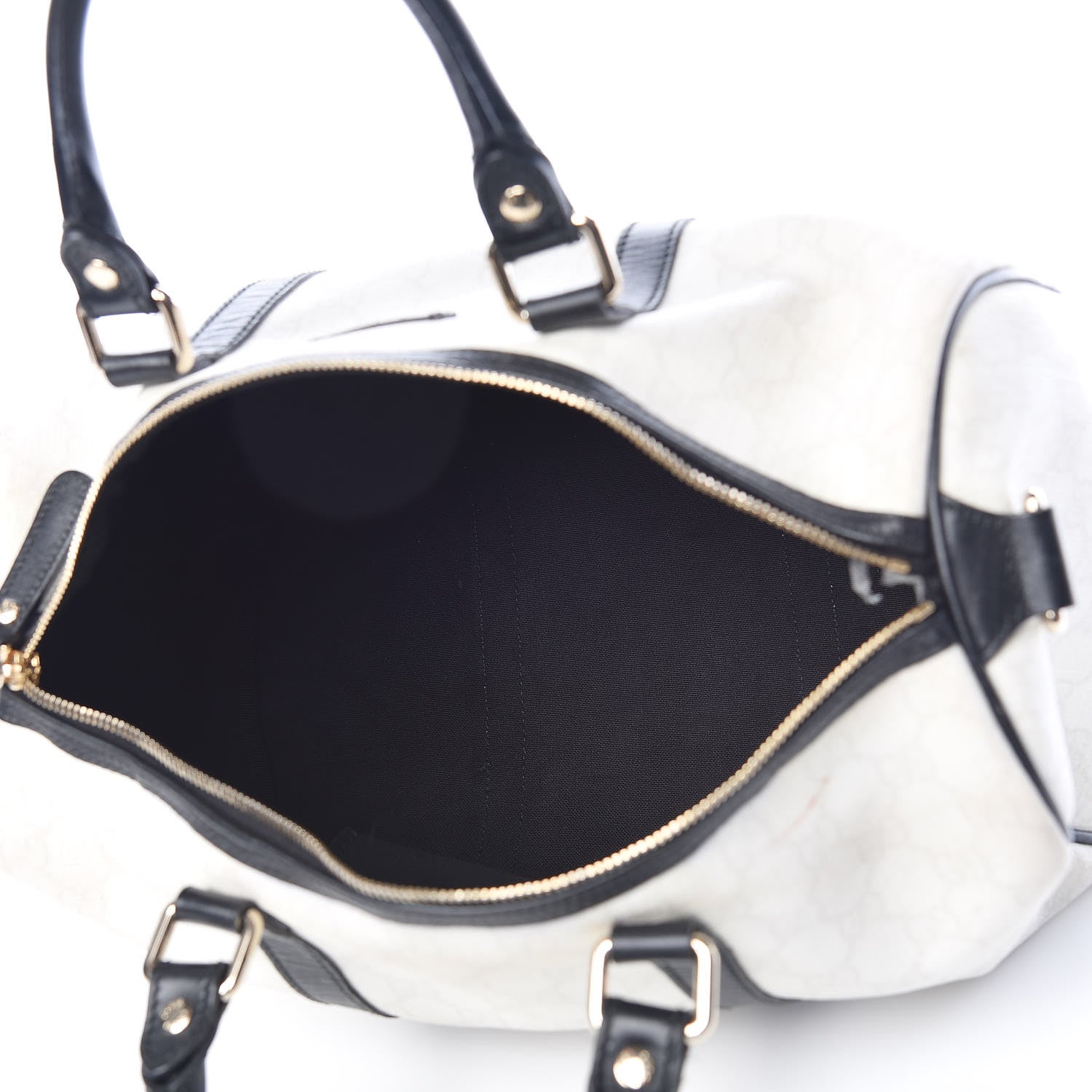 Gucci GG Plus Monogram Medium Joy Boston White Black 5 of 27