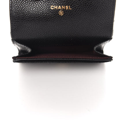 Chanel Caviar Quilted Flap Card Holder Black 5 of 9
