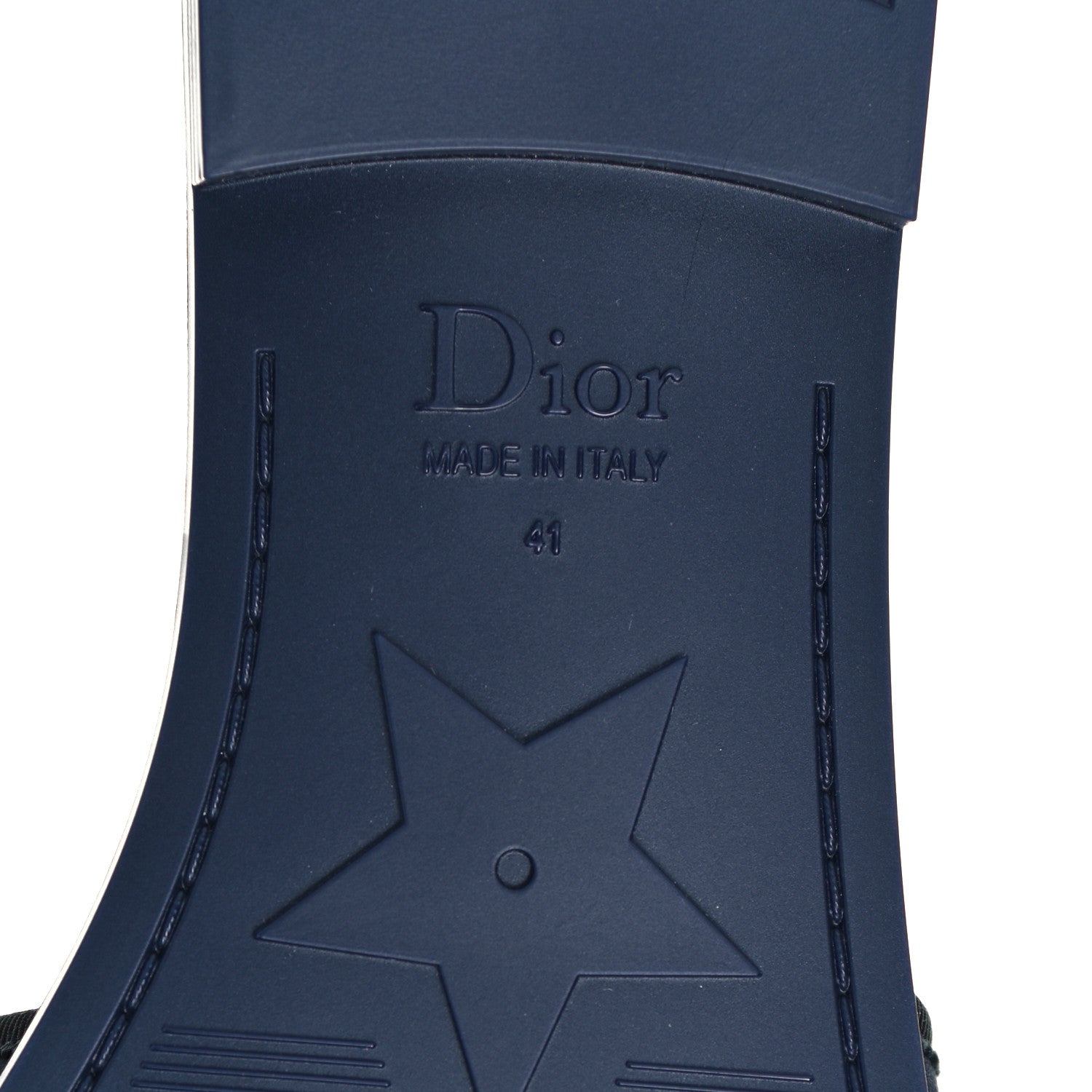 Christian Dior Technical Stretch Fabric Camouflage Dio(r)evolution Slide Sandals 41 Deep Blue 6 of 8