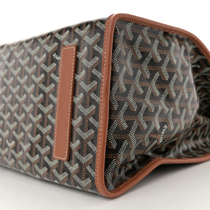 Goyard Goyardine Saint Leger Soft Briefcase Backpack Black Gold 9 of 9