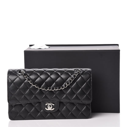 Chanel Caviar Quilted Medium Double Flap Black 12 of 12
