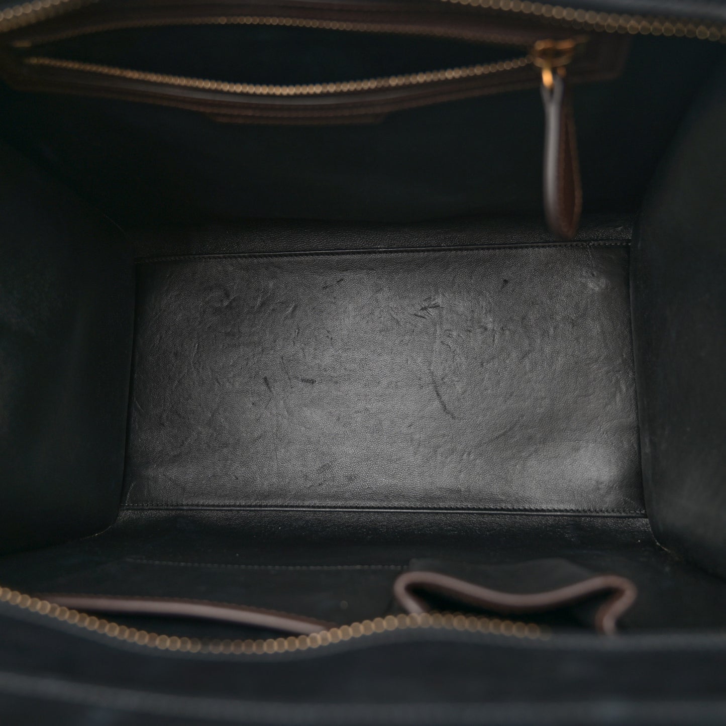 Elephant Calfskin Mini Tri-Color Luggage Indigo