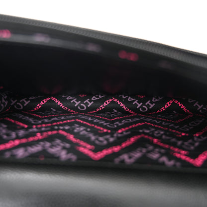 Chanel Caviar Quilted Studded CC Wallet on Chain WOC Black 5 of 11