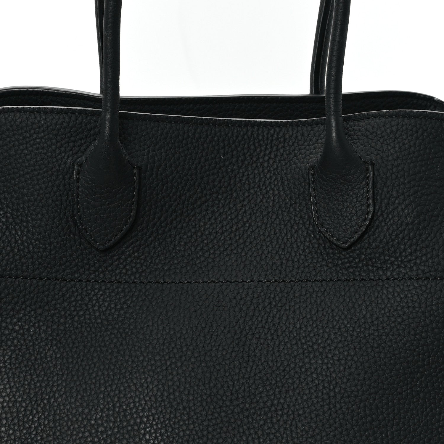 The Row Matte Grained Calfskin Soft Margaux 15 Black 7 of 12