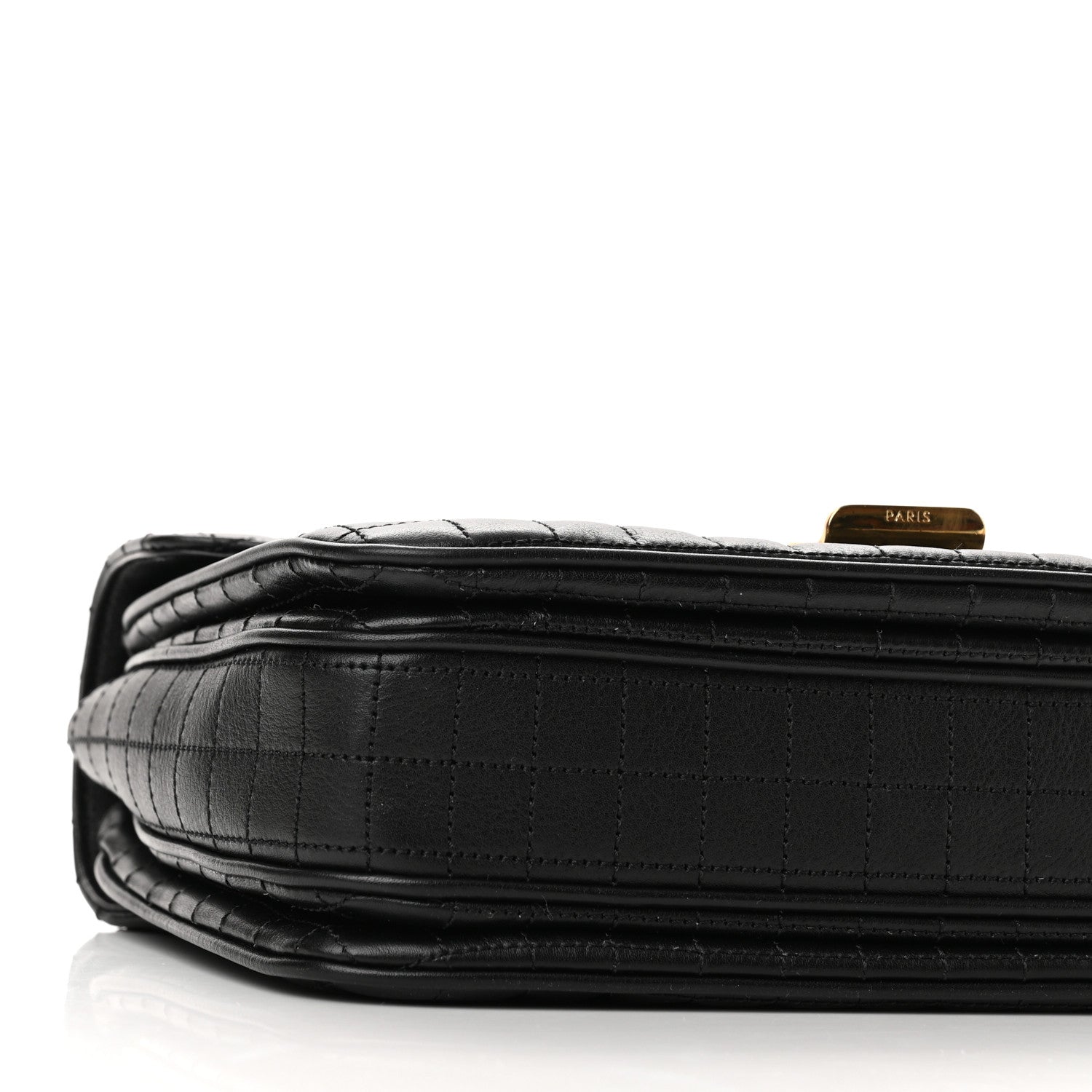Celine Calfskin Quilted Medium C Bag Black 8 of 9