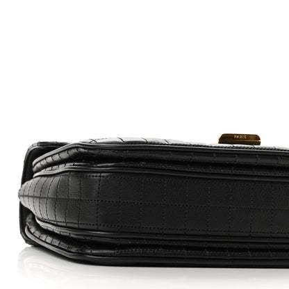 Celine Calfskin Quilted Medium C Bag Black 8 of 9