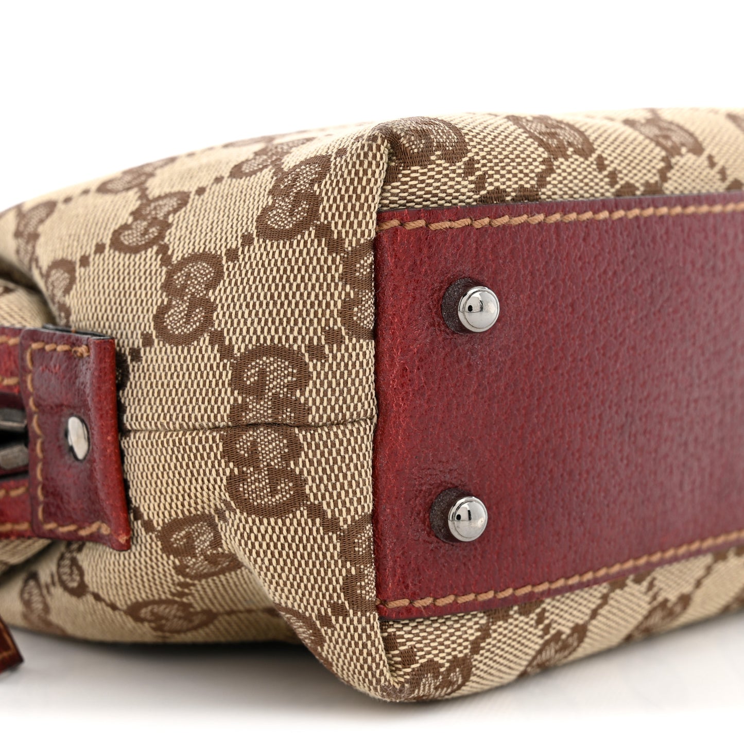 Monogram Mini Boston Handbag Red
