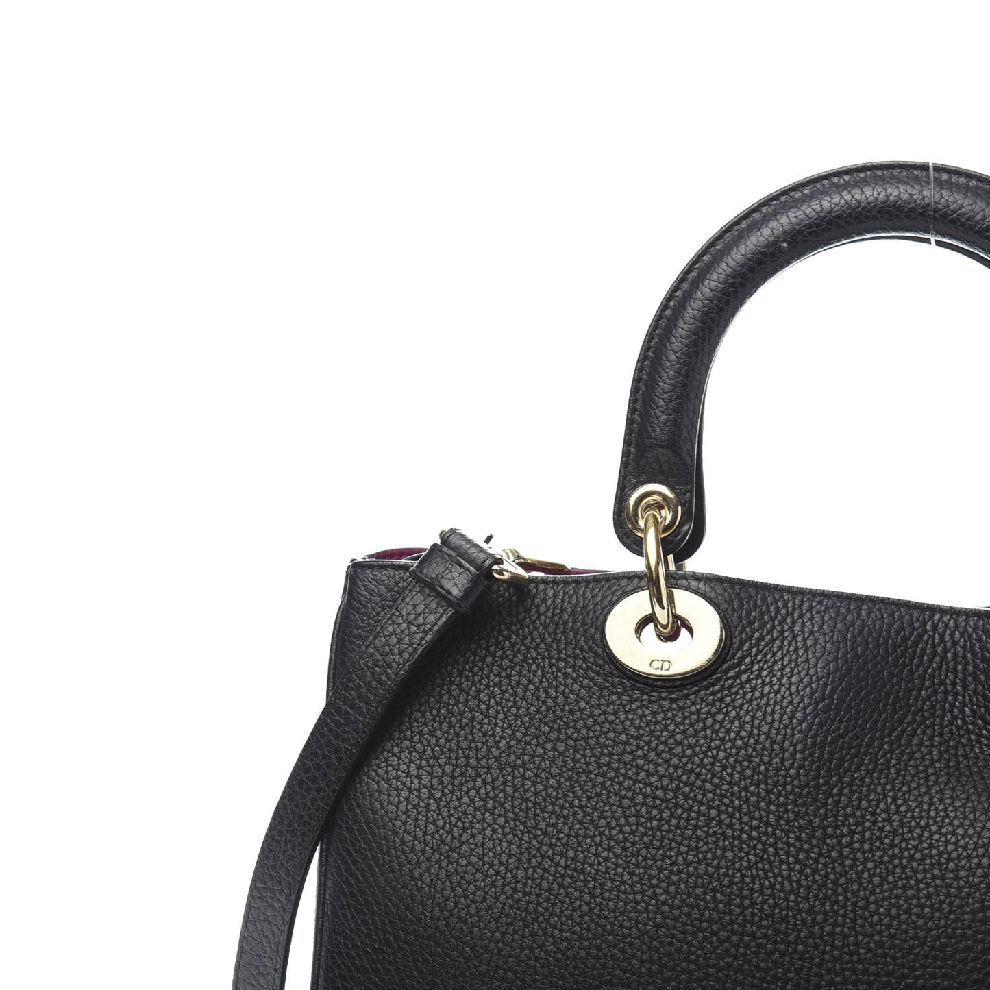 Bullcalf Small Diorissimo Tote Black Rose Indien
