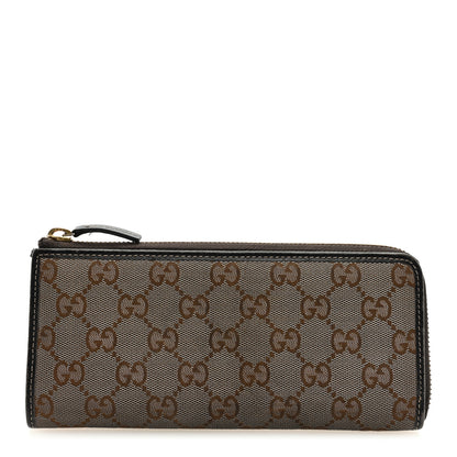 Gucci Metallic Monogram Zip Around Wallet Brown 1 of 6