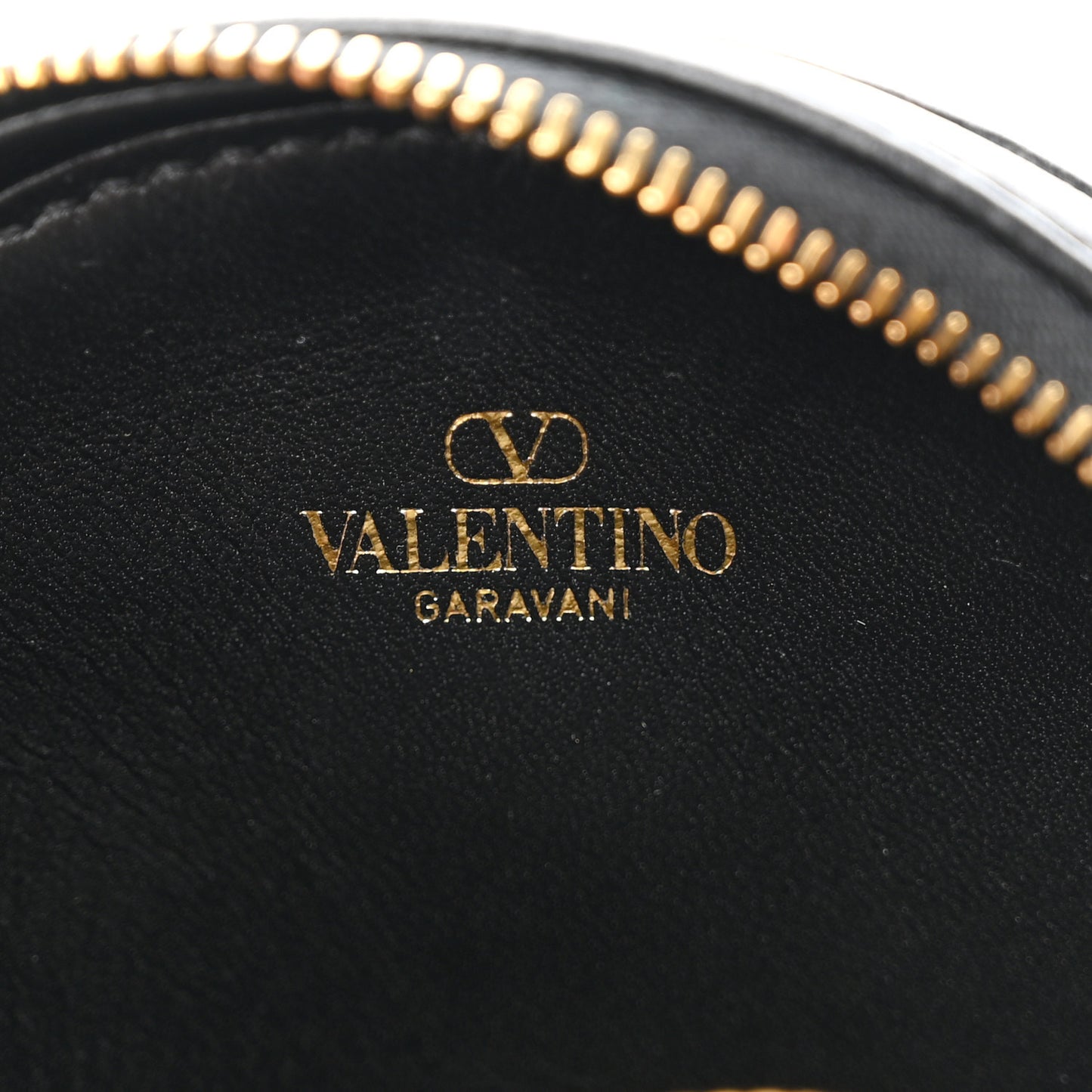 Calfskin Roman Stud Round Crossbody Bag Black