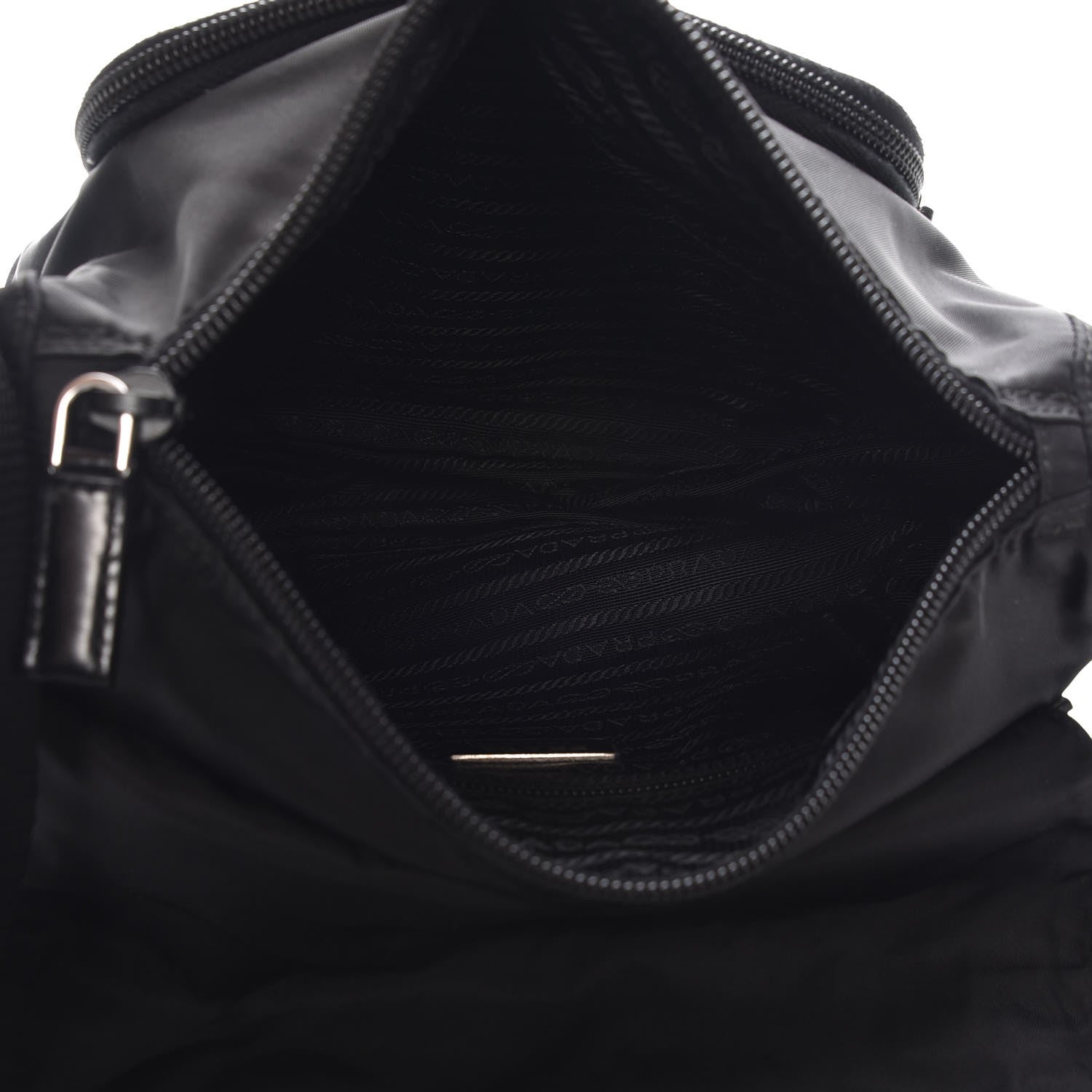 Prada Nylon Vela Messenger Black 5 of 7