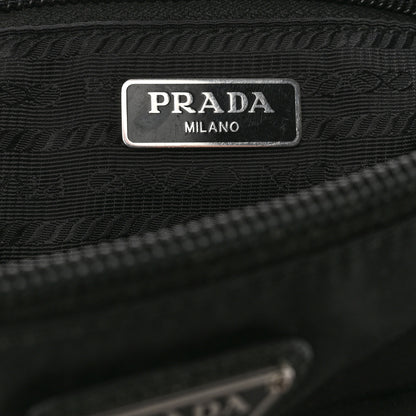 Prada Tessuto Nylon Saffiano Wristlet Black 5 of 6