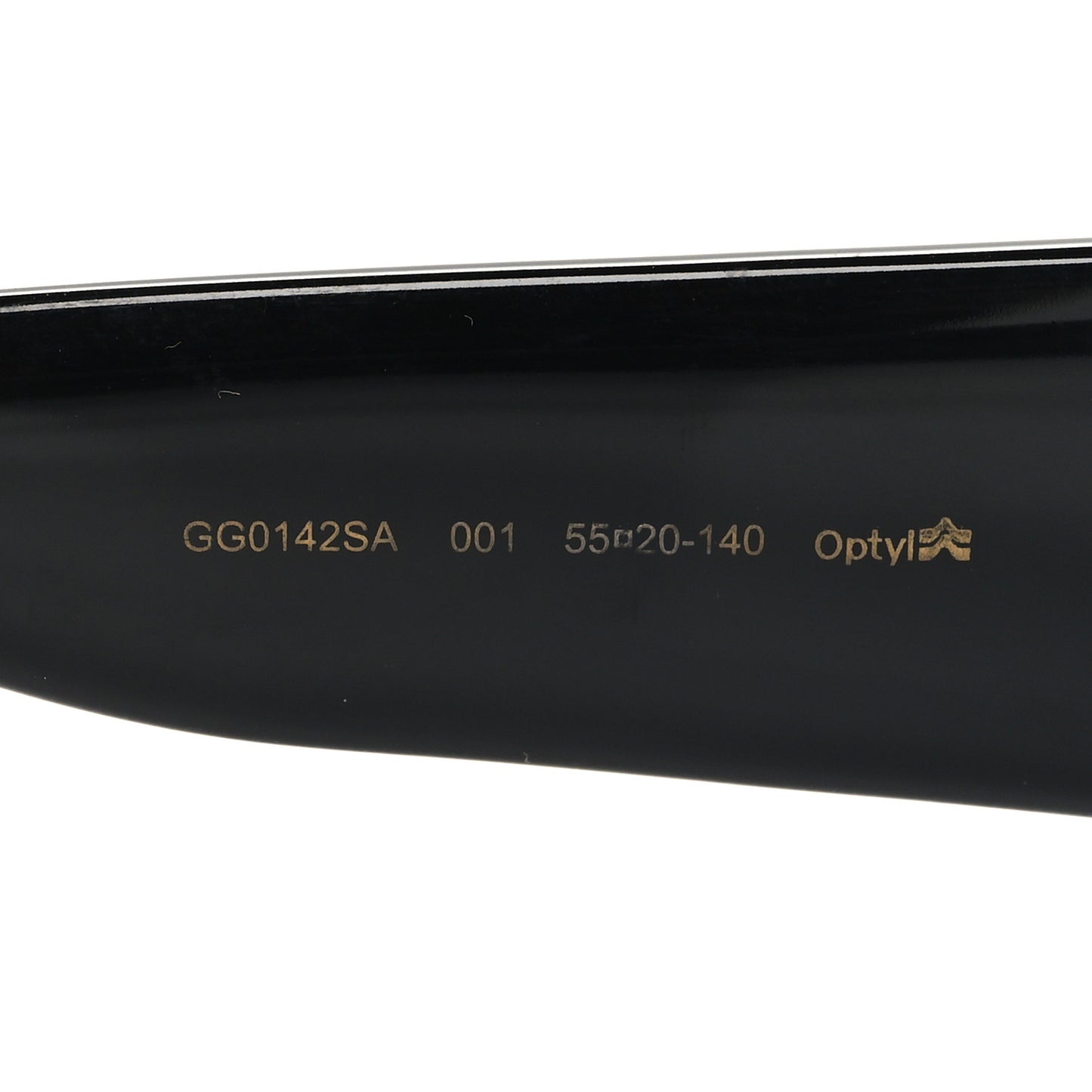 Acetate Square Frame Sunglasses GG0142SA Black