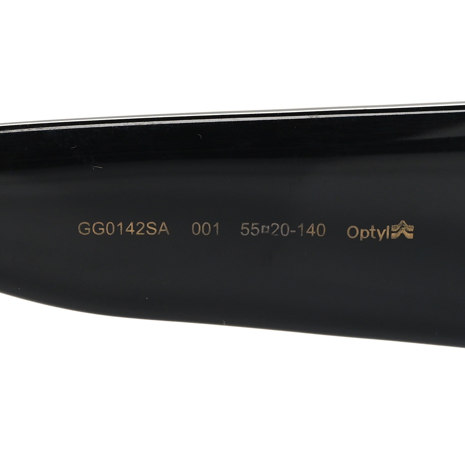 Gucci Acetate Square Frame Sunglasses GG0142SA Black 6 of 6