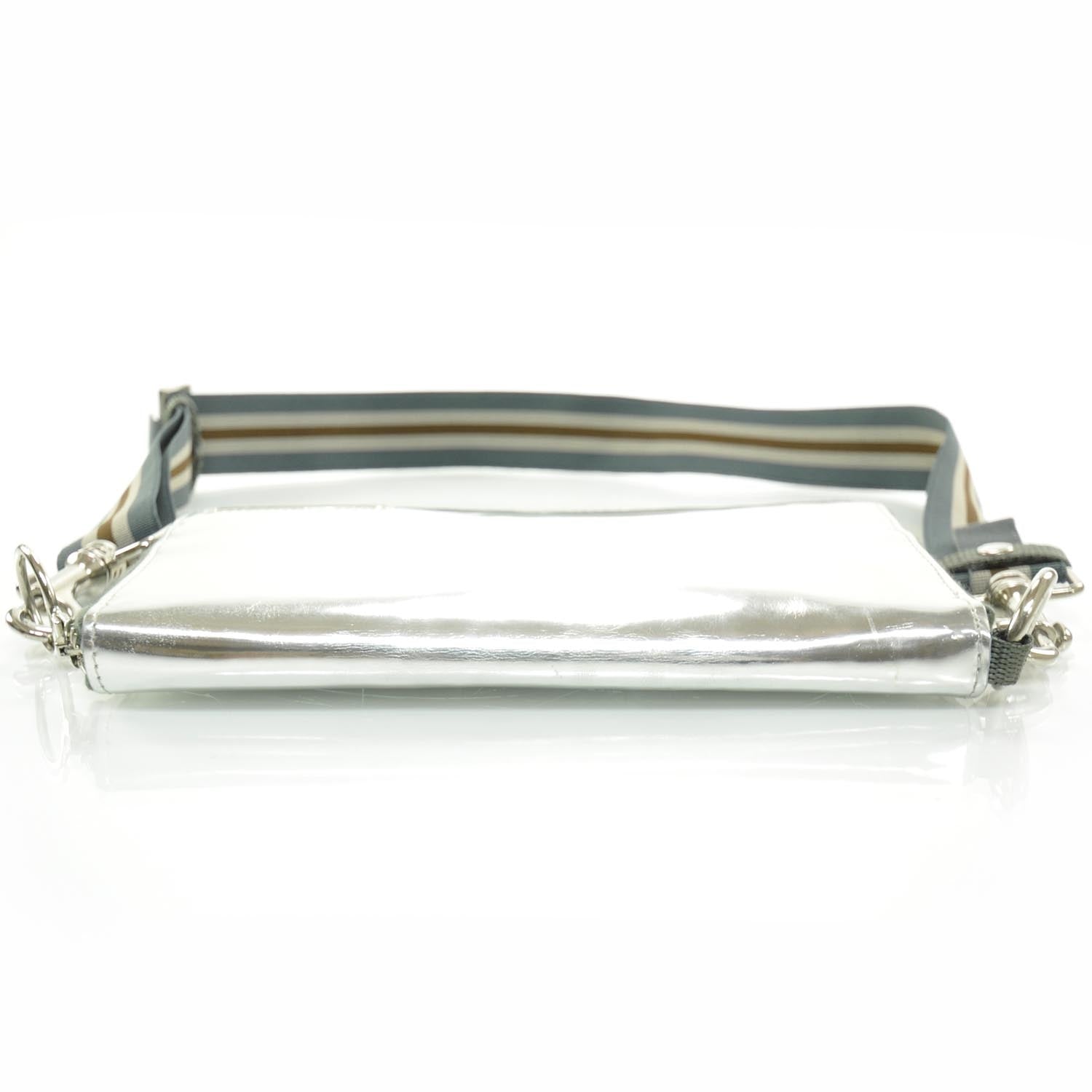 Prada Spazzolato Wallet Silver 4 of 9