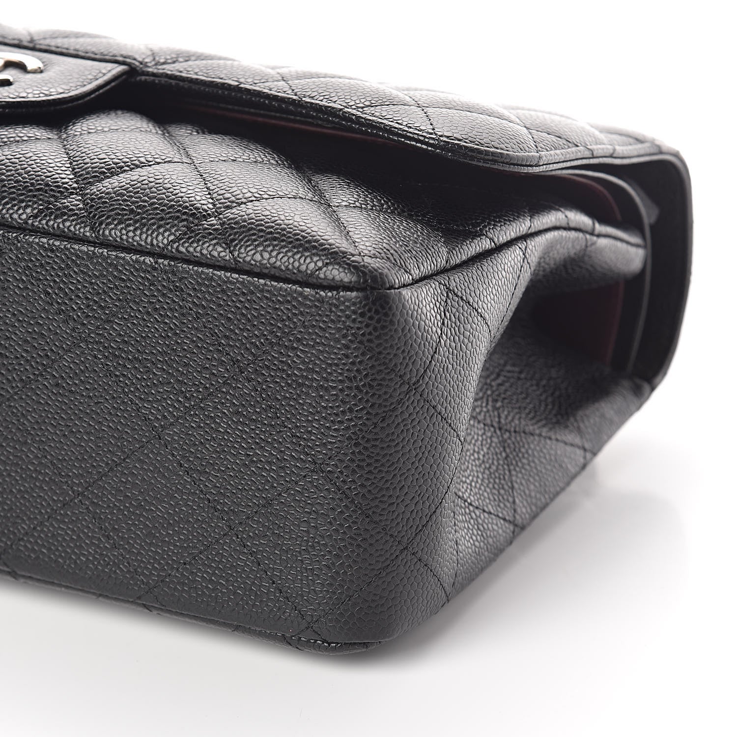 Chanel Caviar Quilted Jumbo Double Flap Black 11 of 11