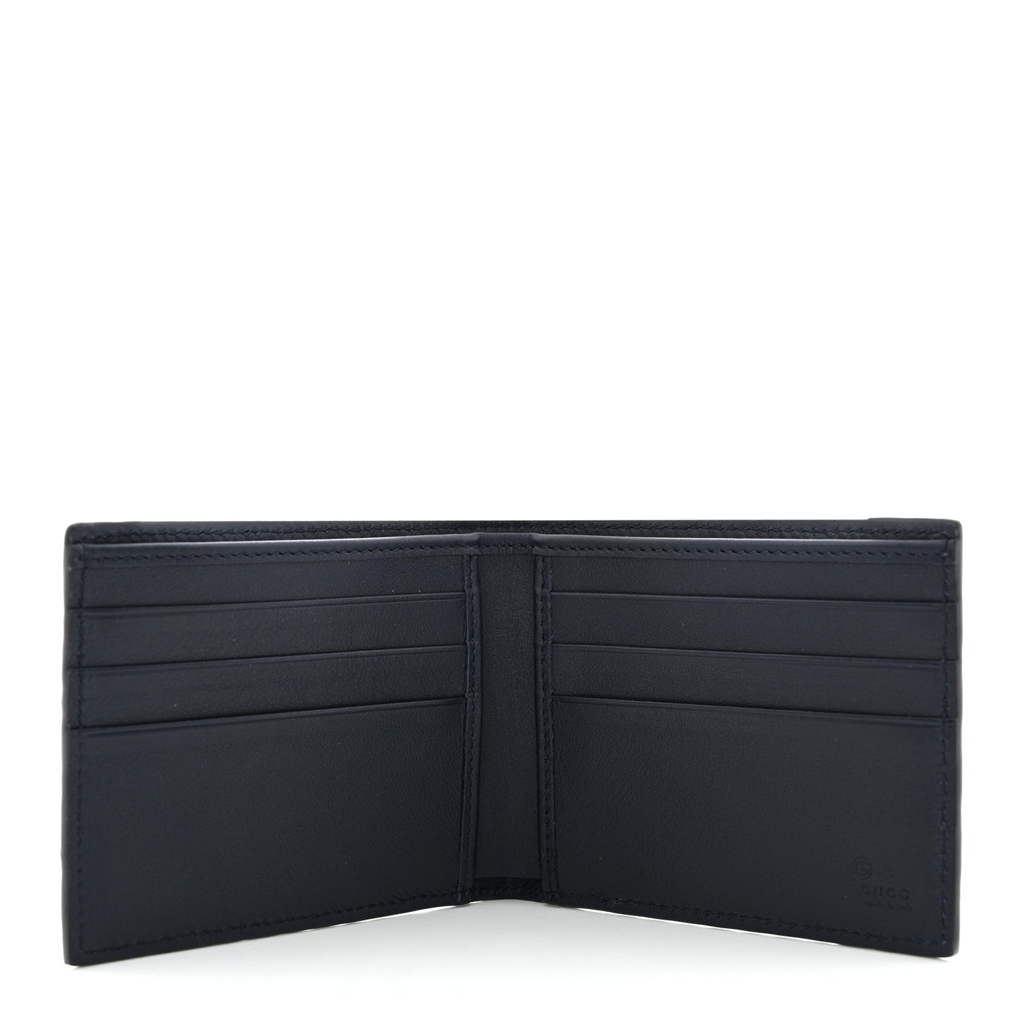 Guccissima Avel Bi-Fold Wallet Blue