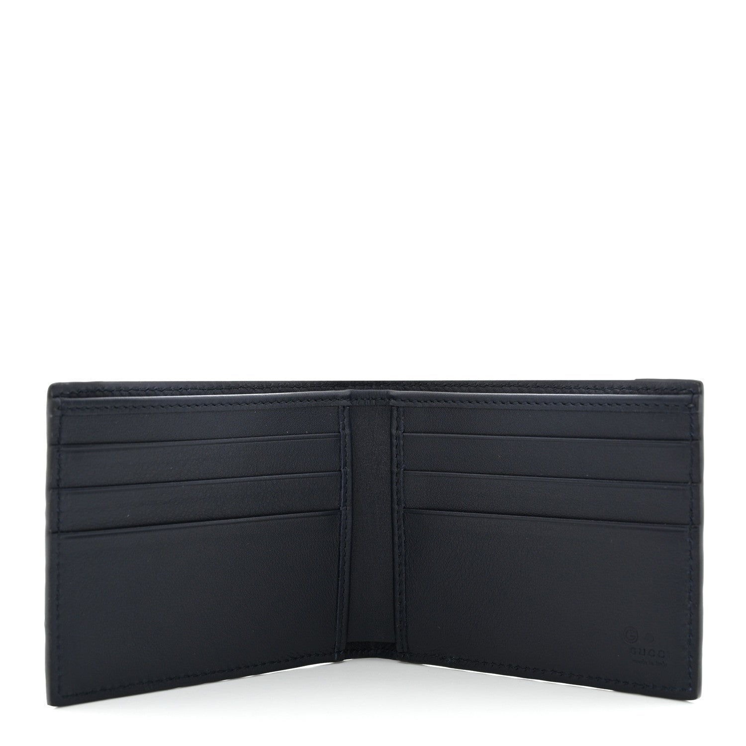 Gucci Guccissima Avel Bi-Fold Wallet Blue 5 of 7