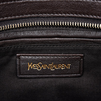 Saint Laurent Sheepskin Small Cabas ChYc Dark Brown 7 of 11