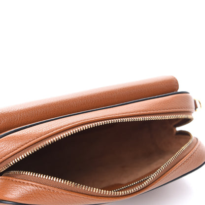 Christian Dior Goatskin Double Saddle Pouch Tan 5 of 10
