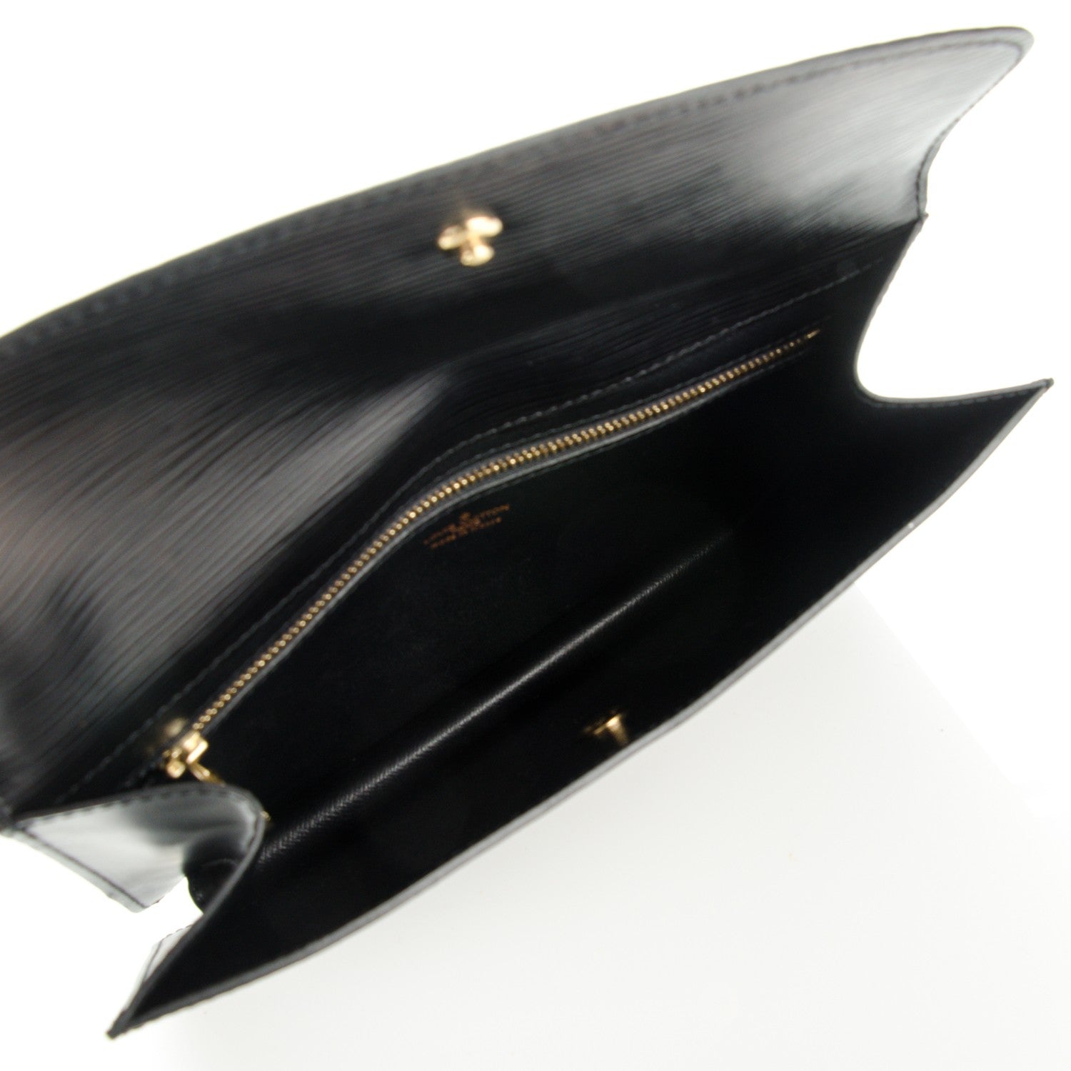 Louis Vuitton Epi Montaigne Clutch MM Black 5 of 7
