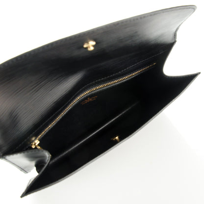 Louis Vuitton Epi Montaigne Clutch MM Black 5 of 7