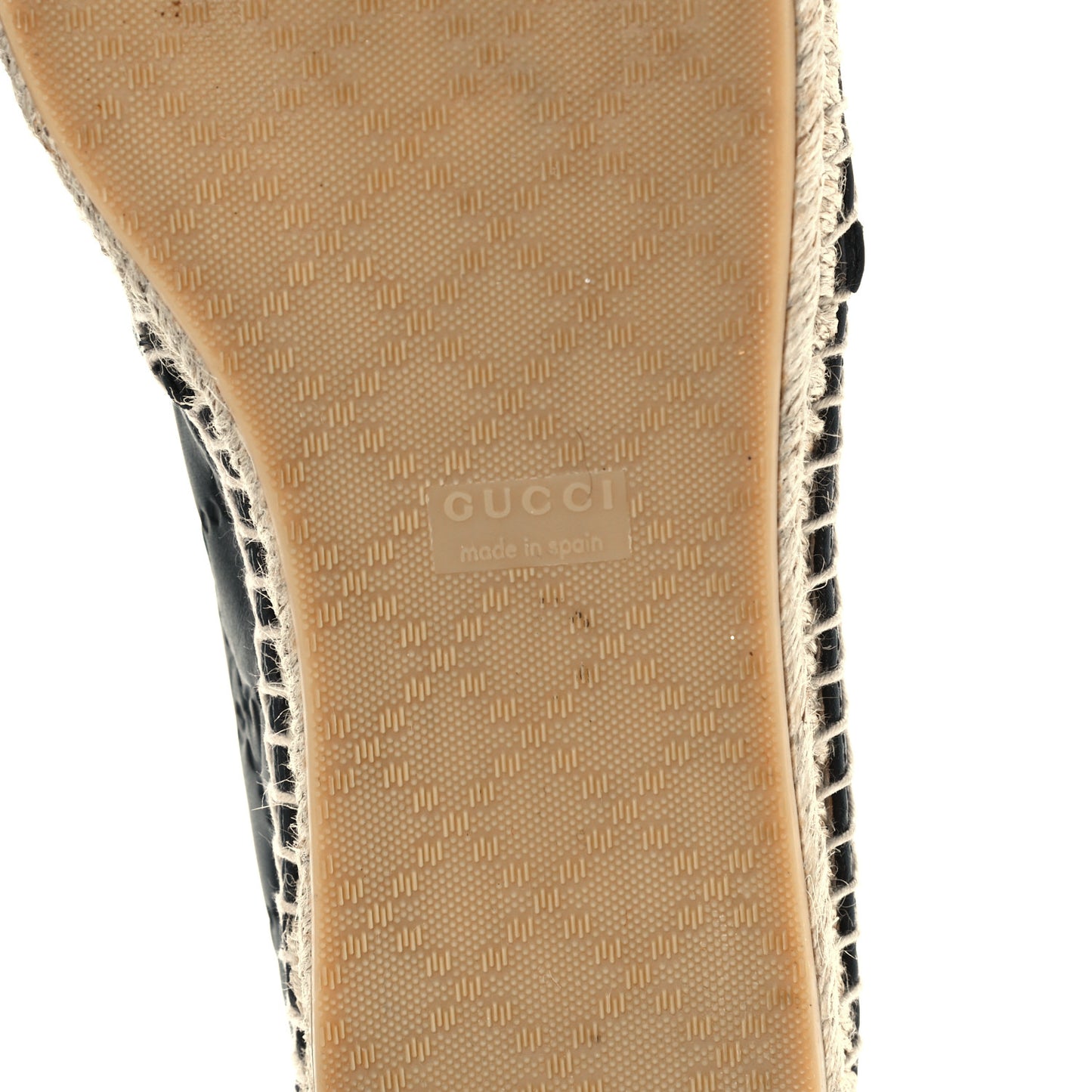 Guccissima Signature Espadrilles 38 Black