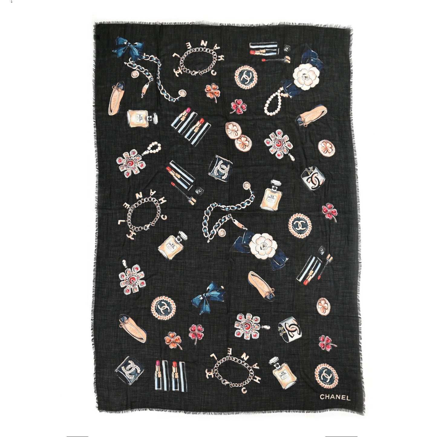 Silk CC Accessories Scarf Multicolor