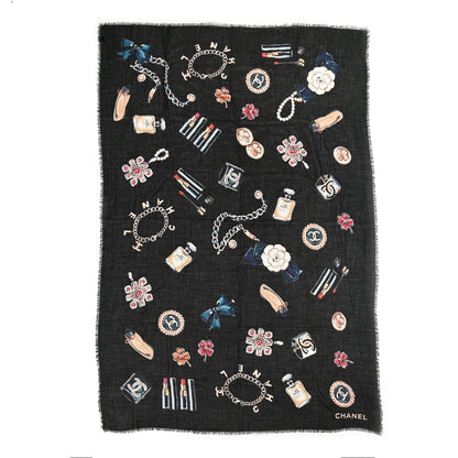 Chanel Silk CC Accessories Scarf Multicolor 1 of 3