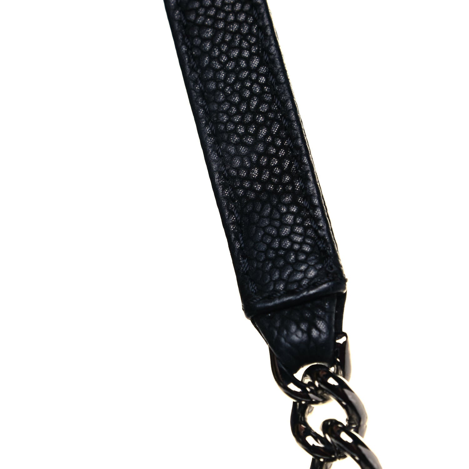 Chanel Iridescent Caviar Quilted Medium Lady Pearly Flap Black 11 of 14