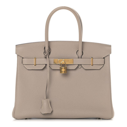 Hermes Togo Birkin 30 Gris Tourterelle 1 of 11