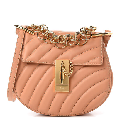 Chloe Calfskin Quilted Mini Drew Bijou Shoulder Bag Blushy Pink 1 of 10