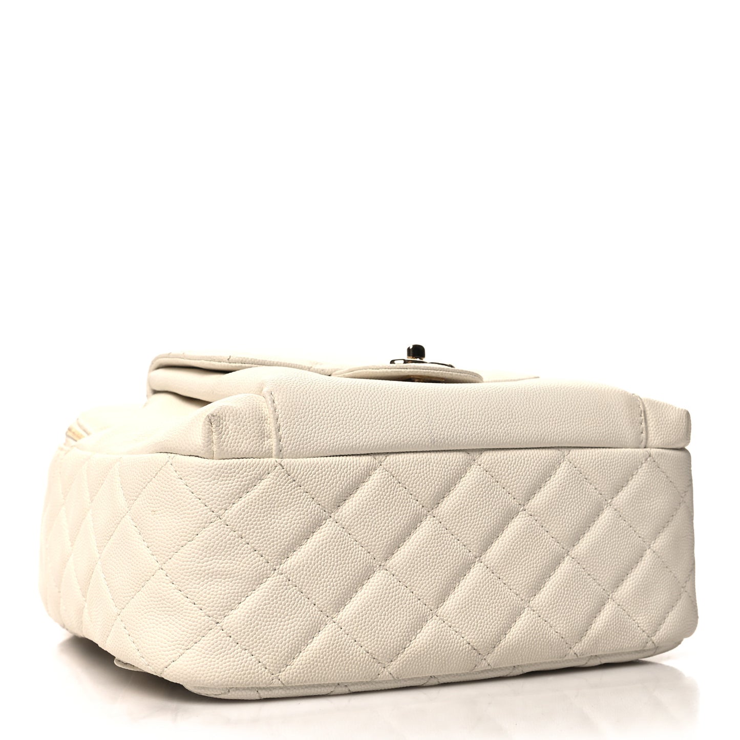 Caviar Quilted Small CC Day Backpack White