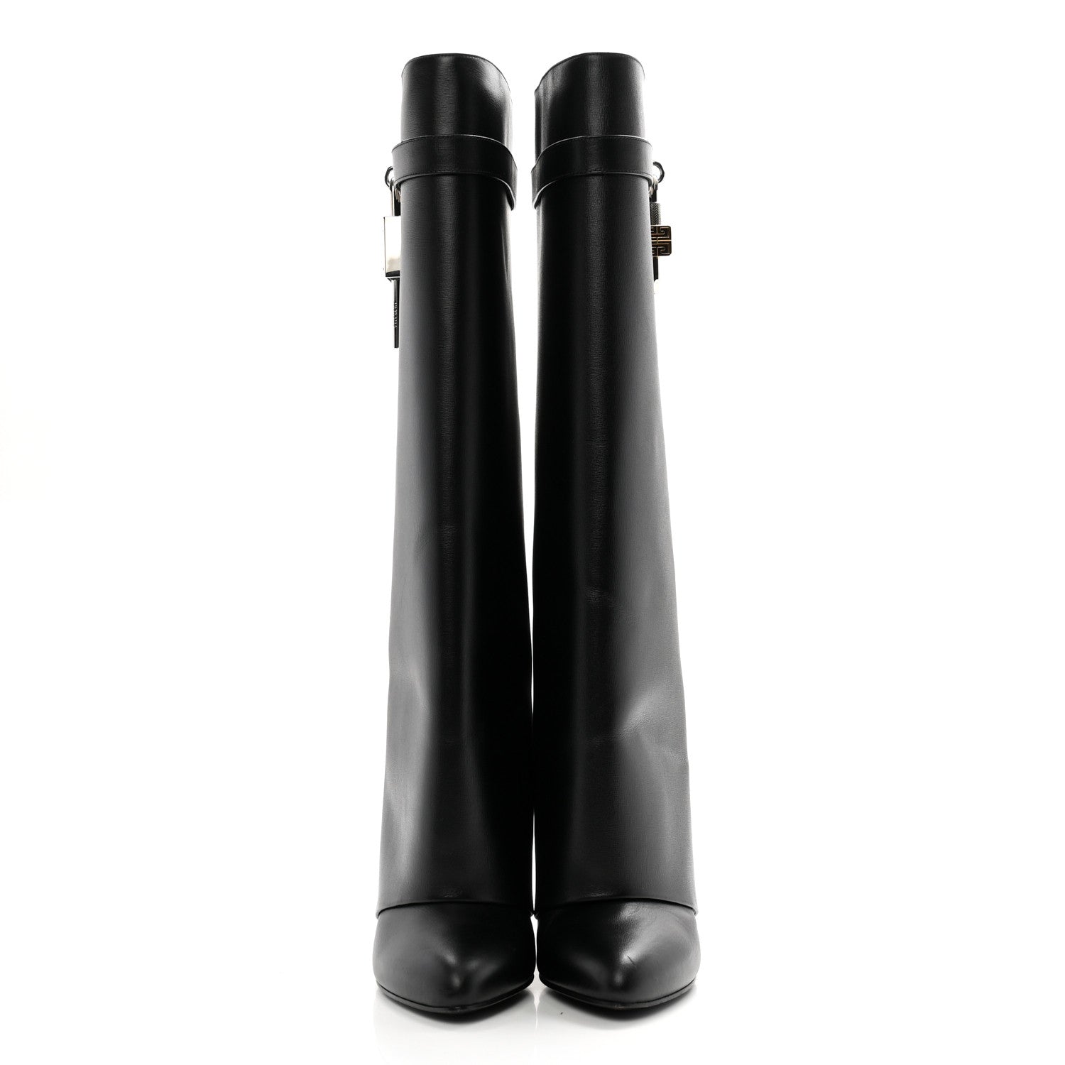 Givenchy Calfskin Shark Lock Pant Boots 39 Black 2 of 10