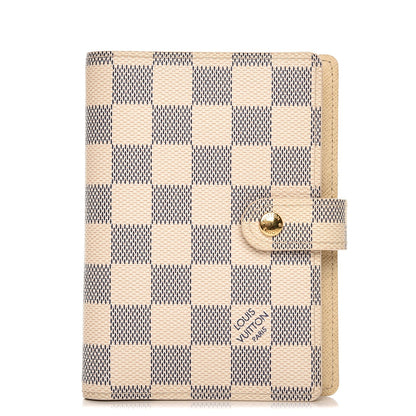 Louis Vuitton Damier Azur Small Ring Agenda Cover 1 of 7