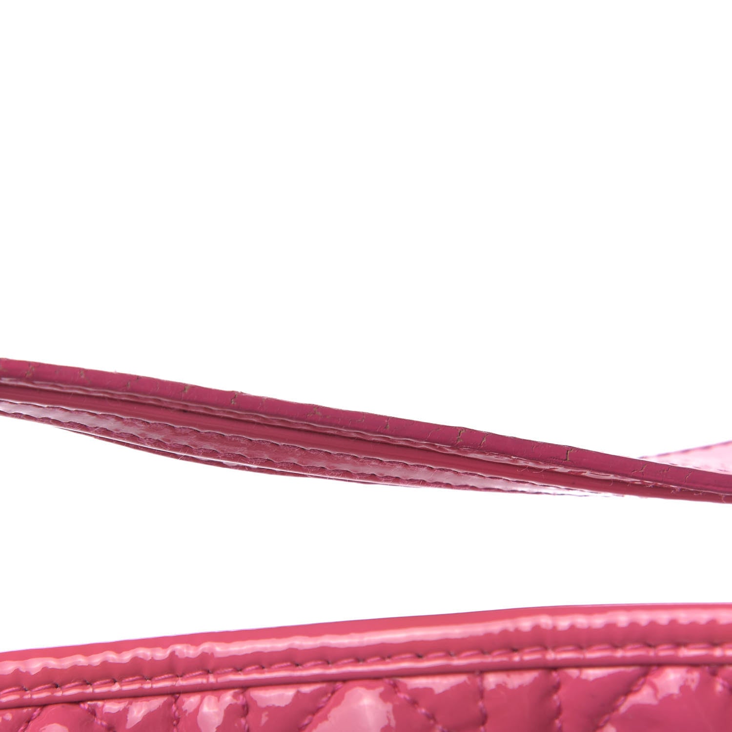 Christian Dior Patent Cannage Dior Soft Vertical Shopping Tote Pink 11 of 13
