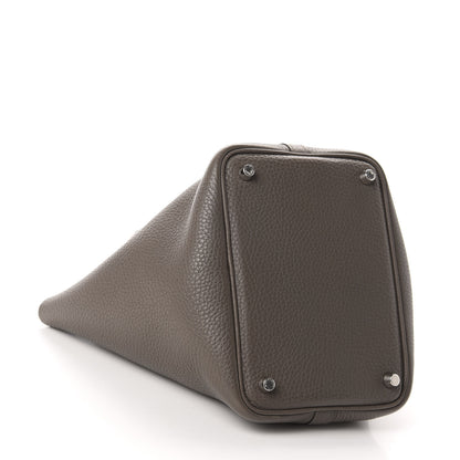 Hermes Taurillon Clemence Picotin Lock 18 PM Etain 4 of 11