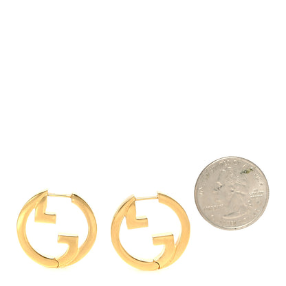 Gucci Metal Mini Blondie Hoop Earrings Gold 2 of 5