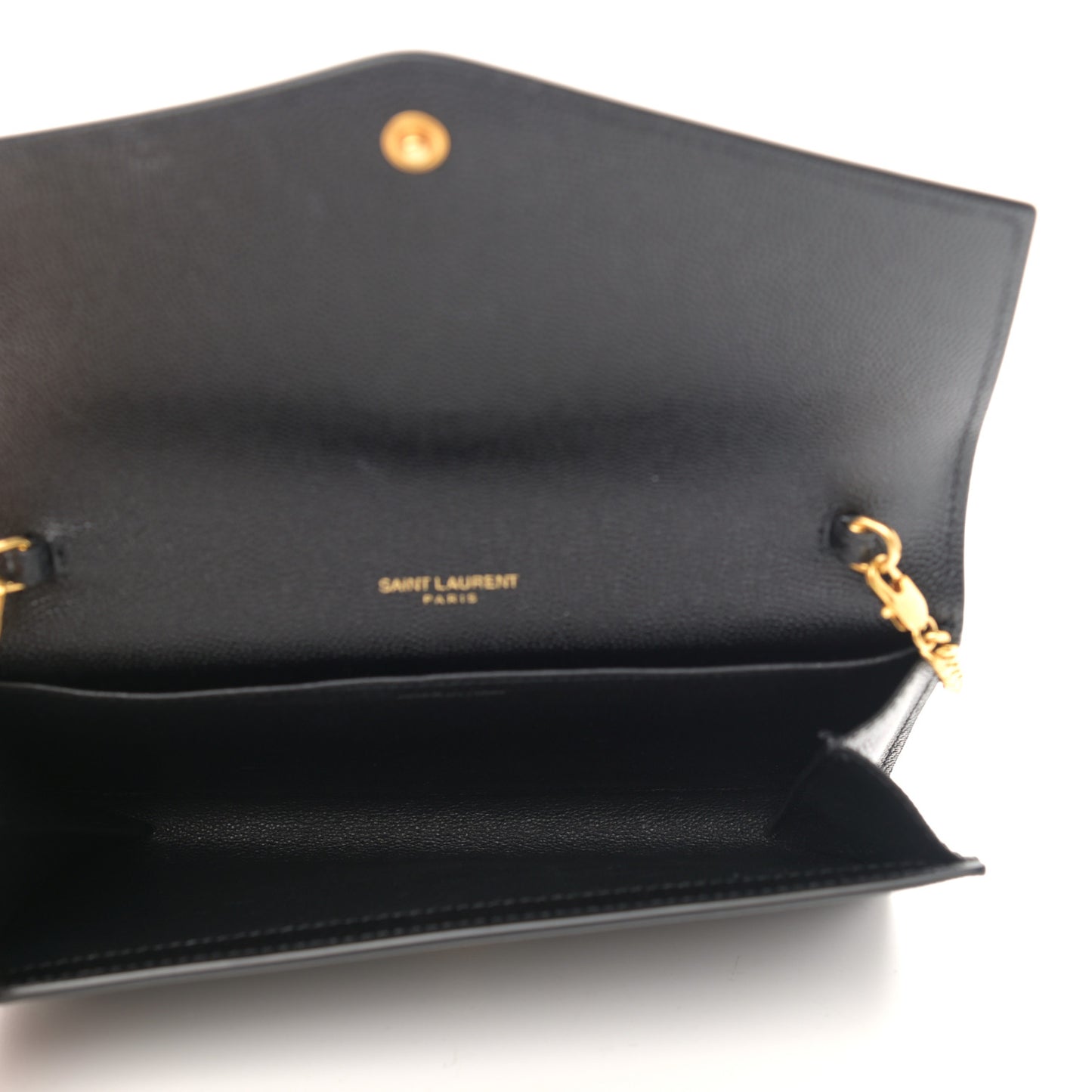 Grain De Poudre Uptown Chain Wallet Black