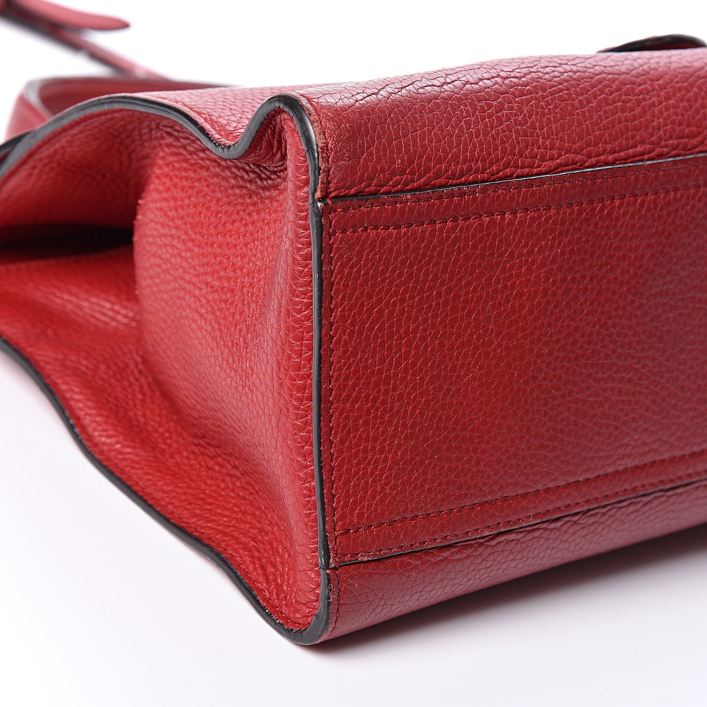 Calfskin Small GG Marmont Top Handle Bag Vulcanic Red