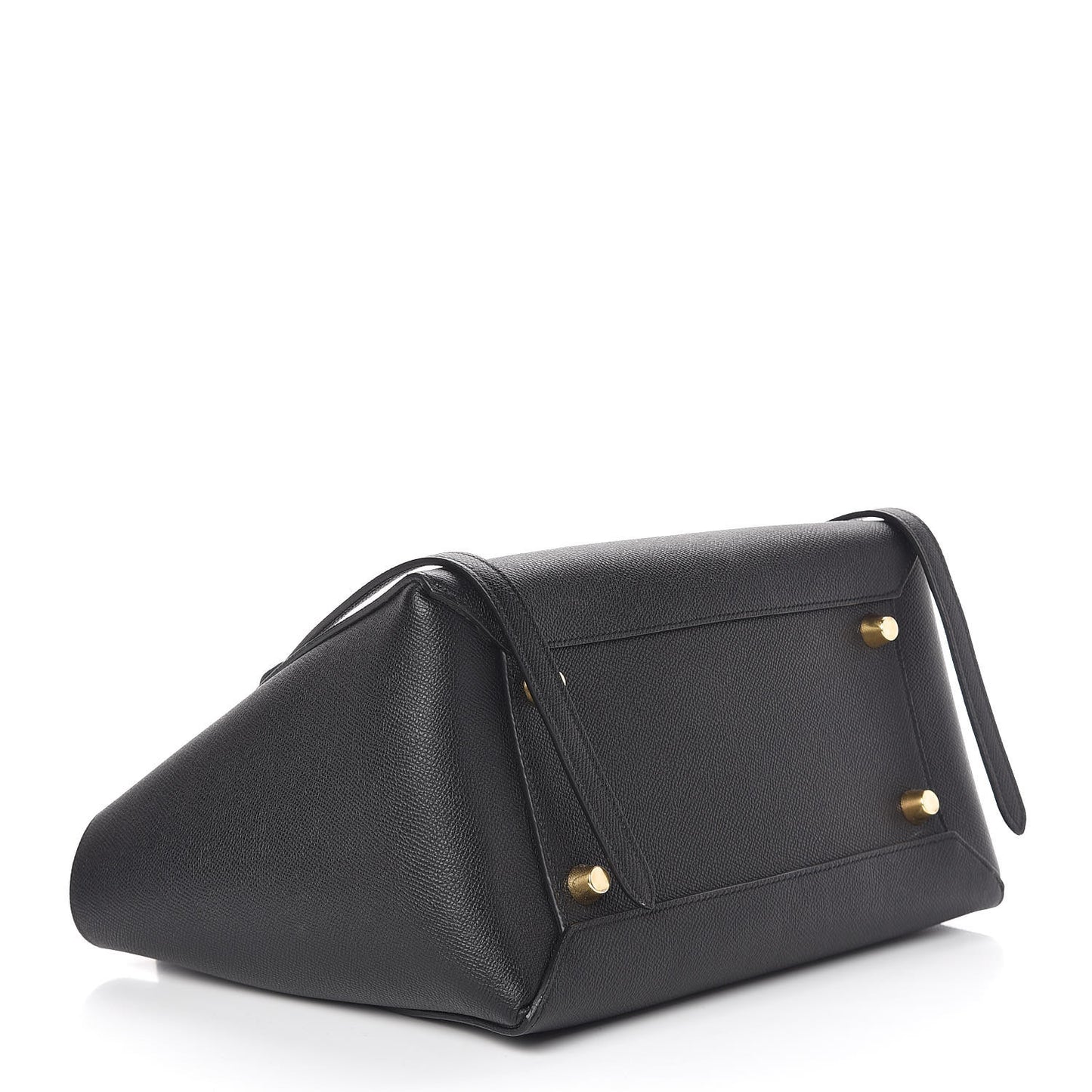 Grained Calfskin Mini Belt Bag Black