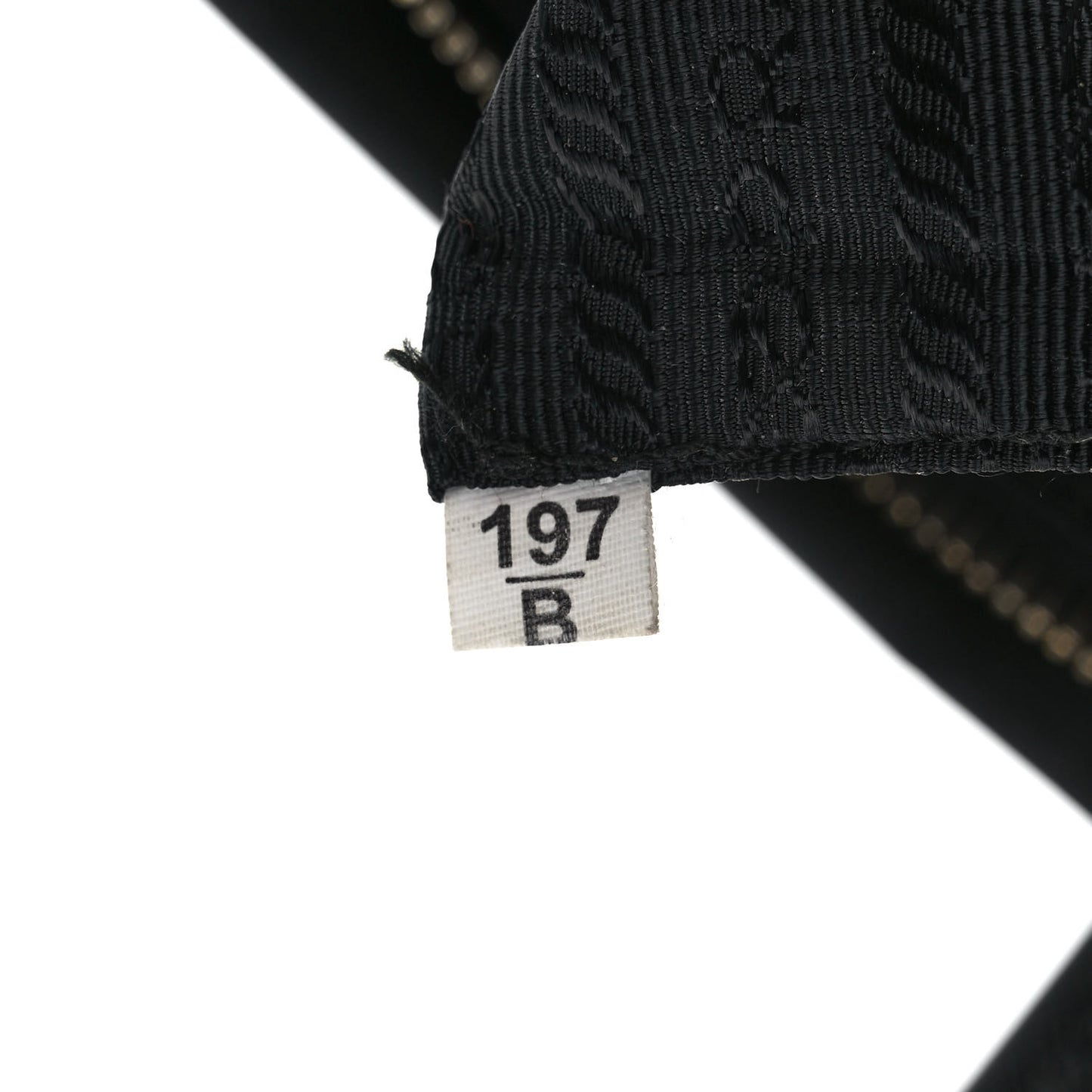 Tessuto Nylon Saffiano Shopping Tote Black