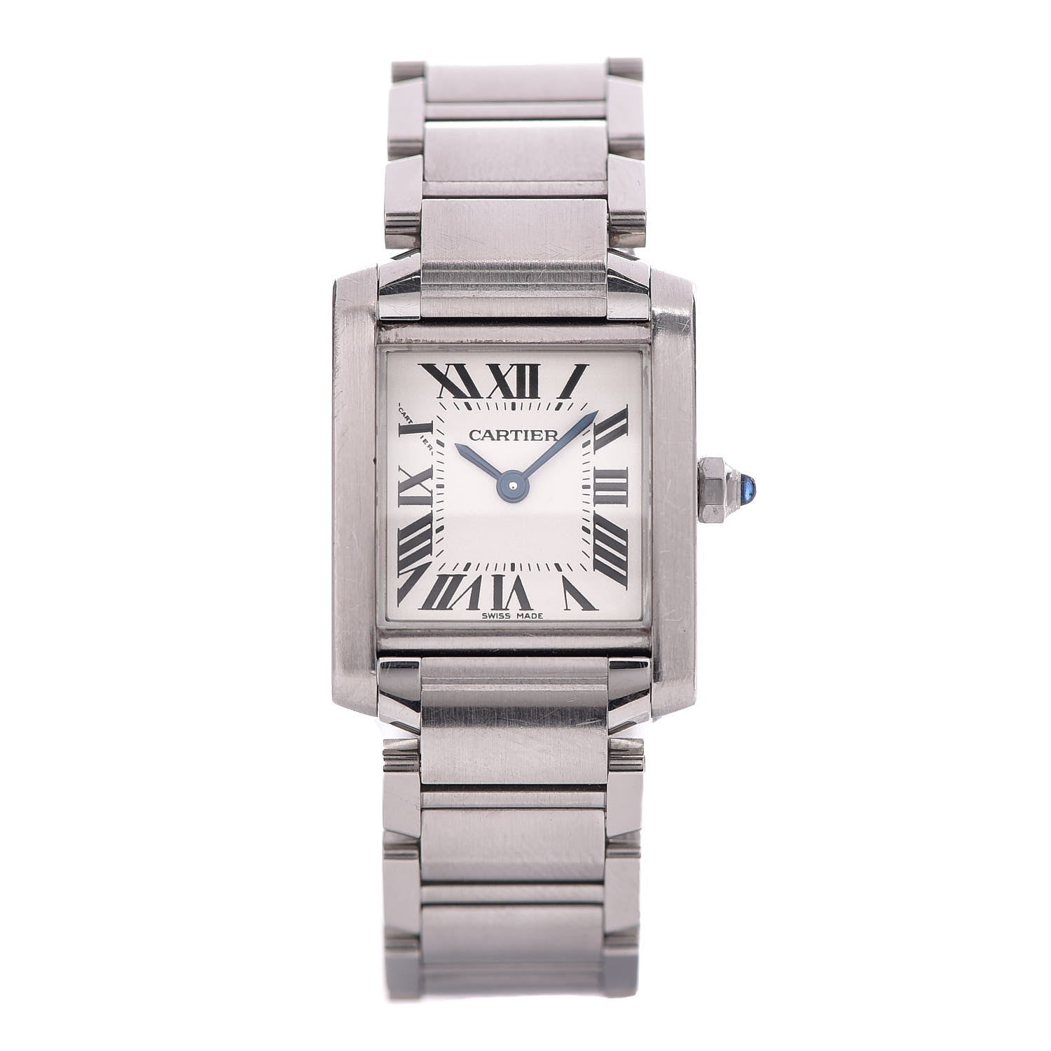 Cartier Stainless Steel 20mm Tank Francaise Quartz Watch 1 of 9