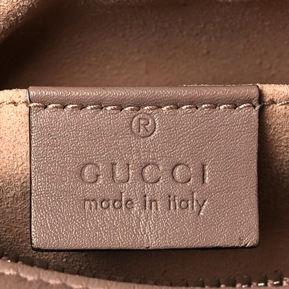 Gucci Calfskin Matelasse Studded Small Pearly GG Marmont Chain Shoulder Bag Porcelain Rose 6 of 9