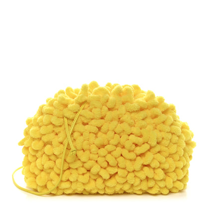 Bottega Veneta Chenille The Mini Pouch Lemon 1 of 10