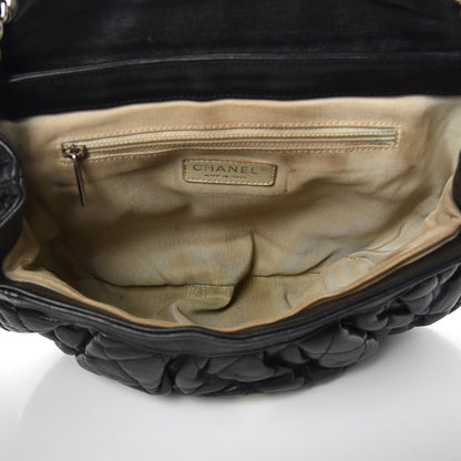 Chanel Washed Lambskin Quilted Medium Chain Around Messenger Black 5 of 11