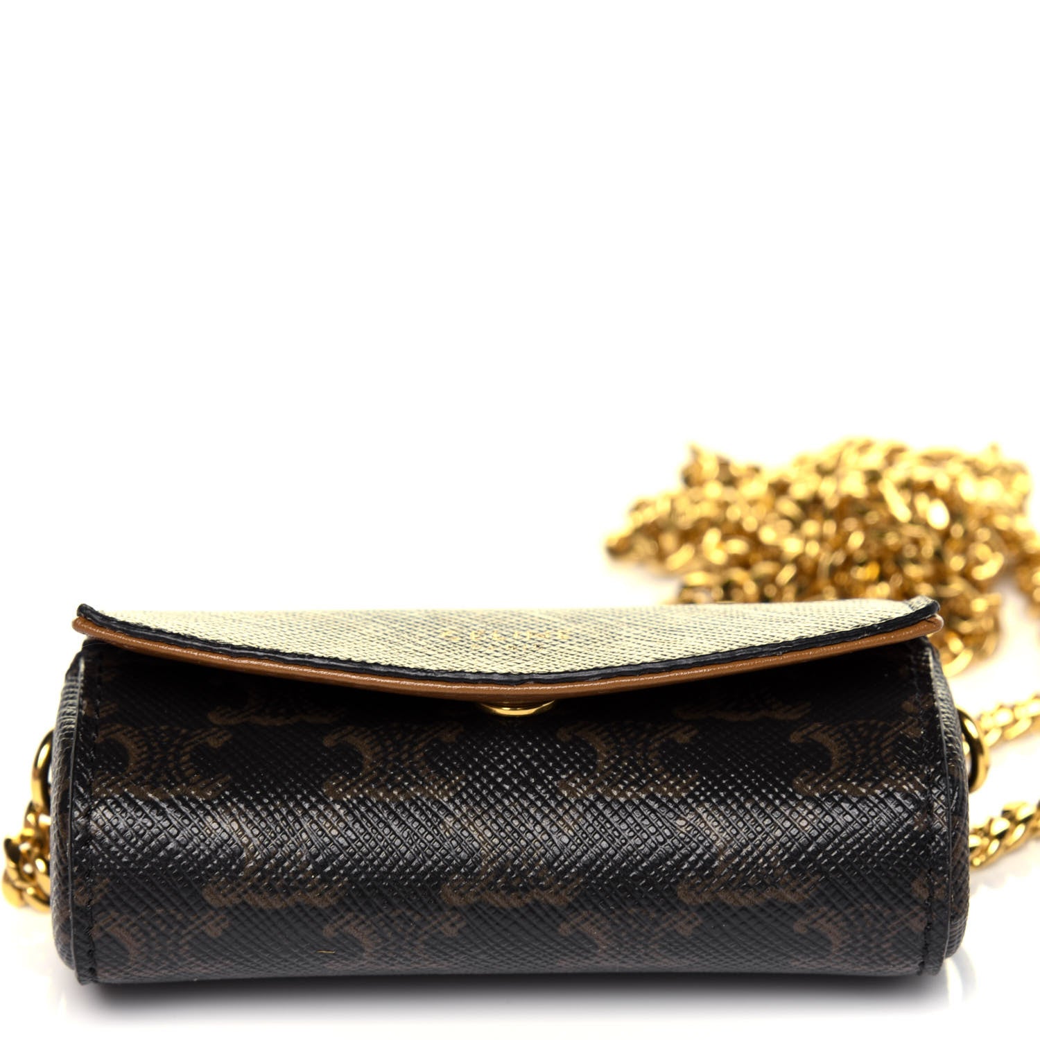 Celine Triomphe Canvas Lipstick Case Black 9 of 9