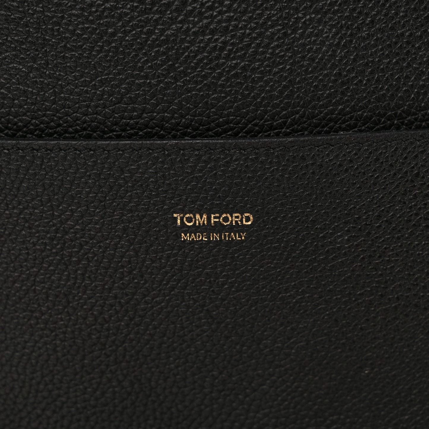 Grained Calfskin Large Jennifer Crossbody Bag Black